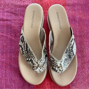 Donald Pliner Laura Snake Print Sandal